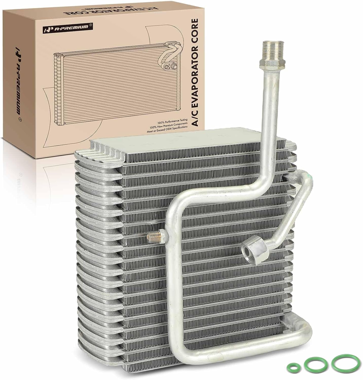 A-Premium AC Evaporator Core Compatible with Mazda 626 1988-1992, MX-6 1988-1989/1991-1992