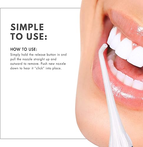 Miniatura 5 de ToiletTree Products Puntas de repuesto para Poseidón y irrigador oral profesional, paquete de 4