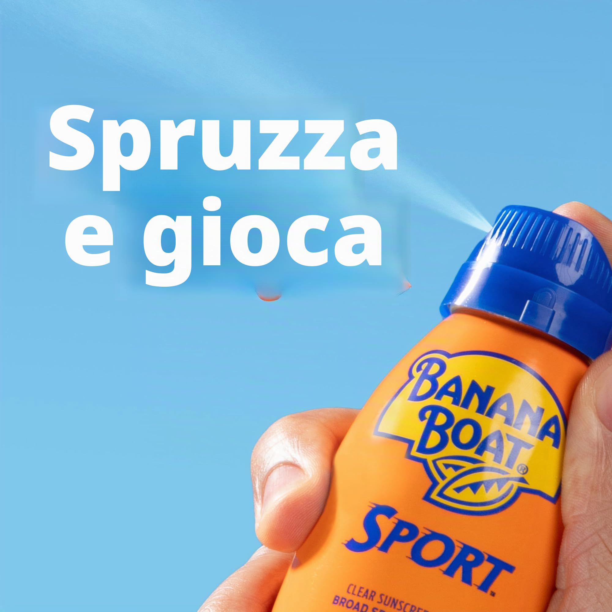 Banana Boat - spray protezione solare Ultra Mist Sport Performance ad ampio spettro, confezione doppia, SPF 30, 170 ml