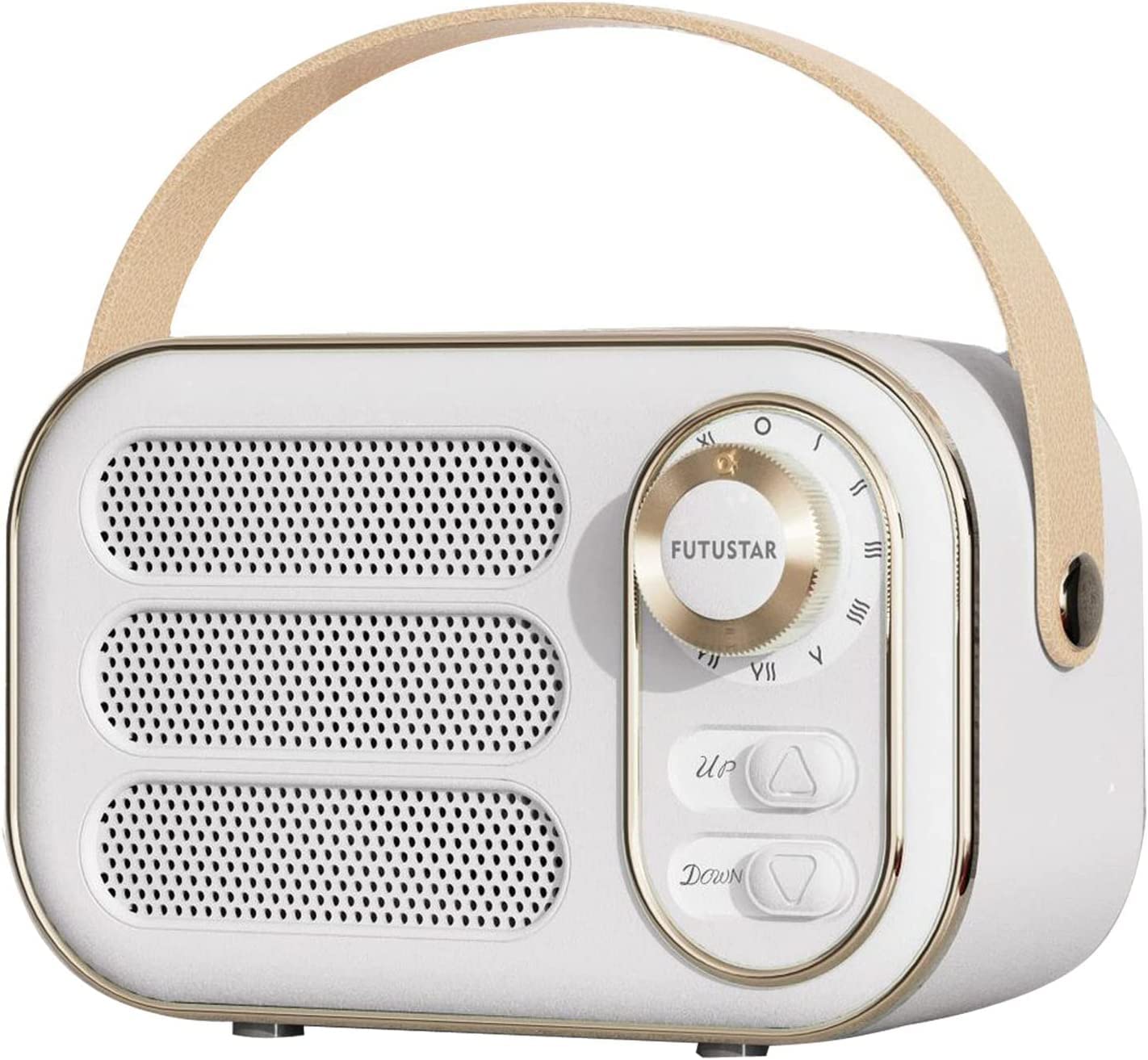 Altoparlante Bluetooth retrò, vintage, portatile, wireless, Bluetooth, con supporto per volume elevato, scheda TF, U Disk, ingresso AUX, stile antico, per cucina, camera da letto, casa, ufficio