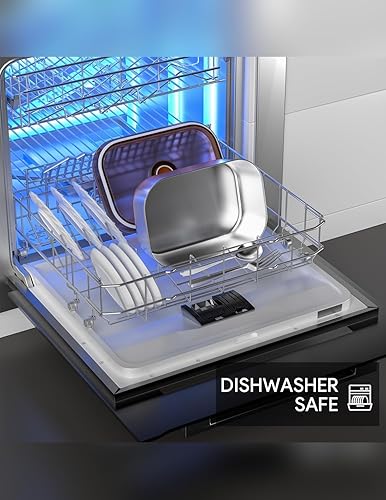 Miniatura 6 de Fiambrera térmica alimentada por batería con calentamiento automático, lonchera calentable inalámbrica de 16,000 mAh para adultos, calentador de