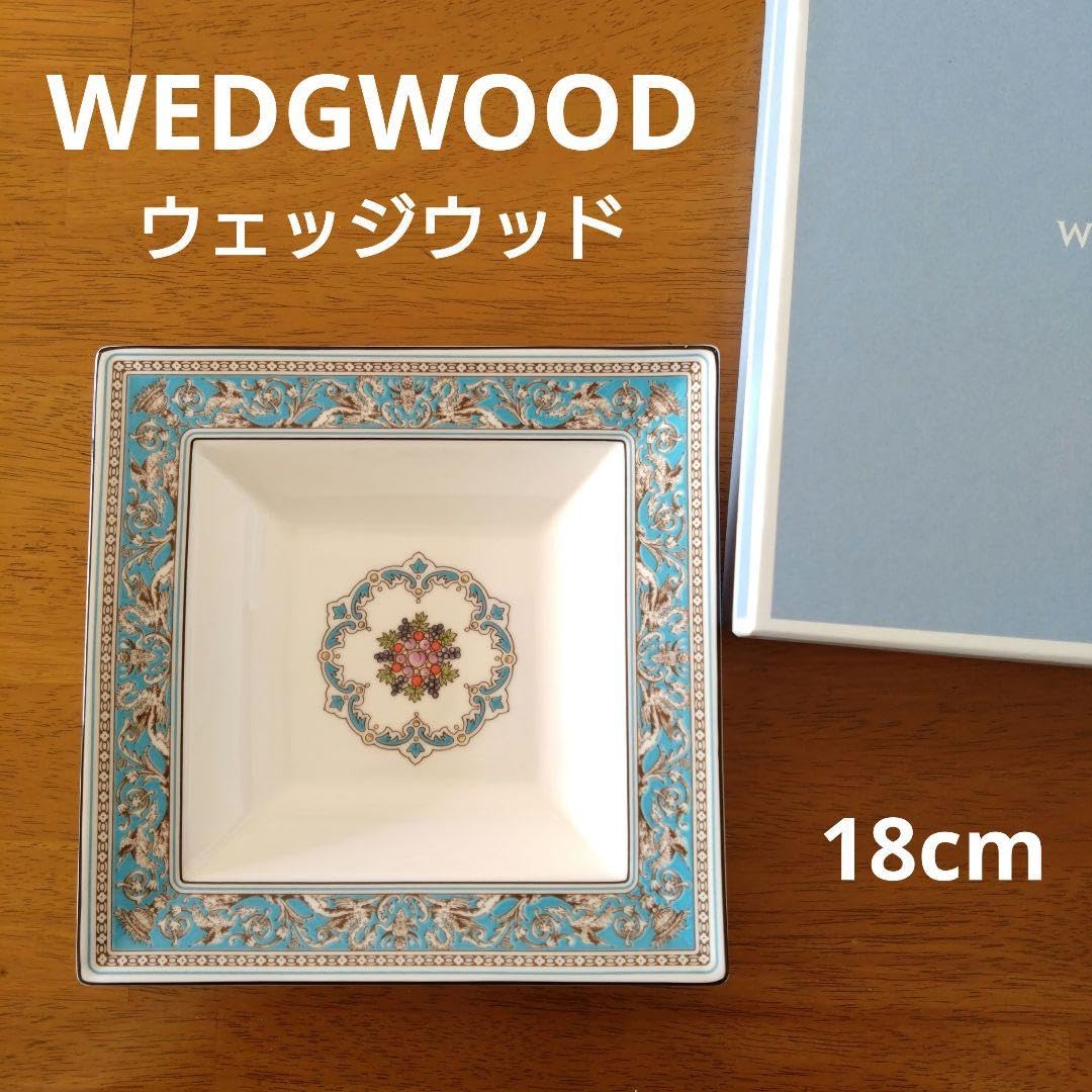 Amazon.co.jp: ウェッジウッドフロレンティーン ターコイズ スクエア