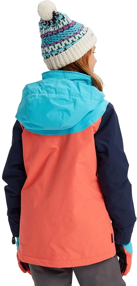 Amazon.com : Burton Girls Elodie Jacket, Blue Curaçao/Dress