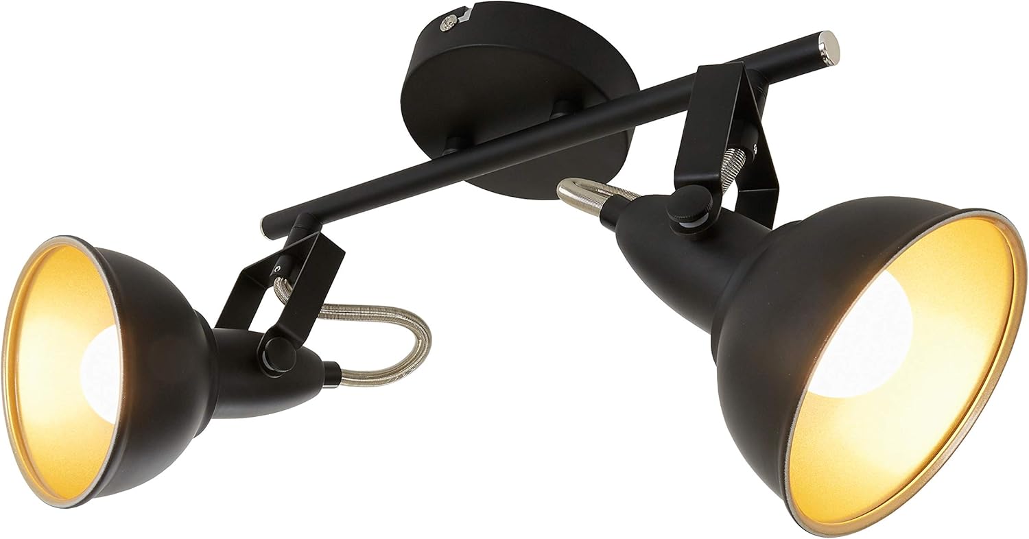 lampadario per il bagno moderno nero e oro