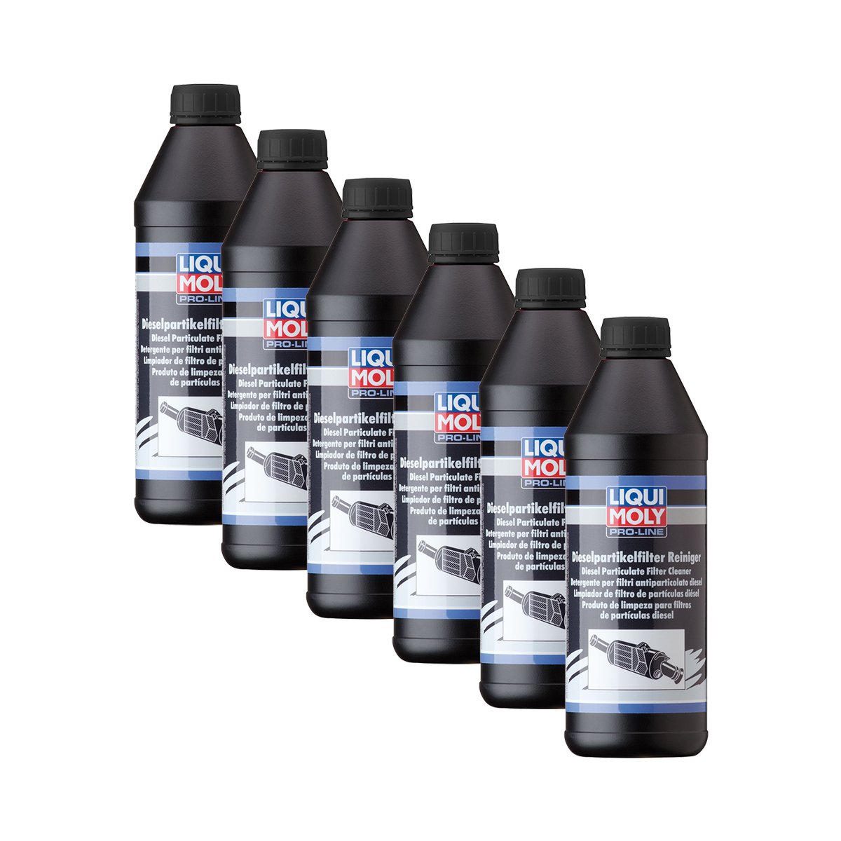 6 x Liqui Moly 5169 Pro Line Diesel filtro de partículas de limpiador DPF 1L