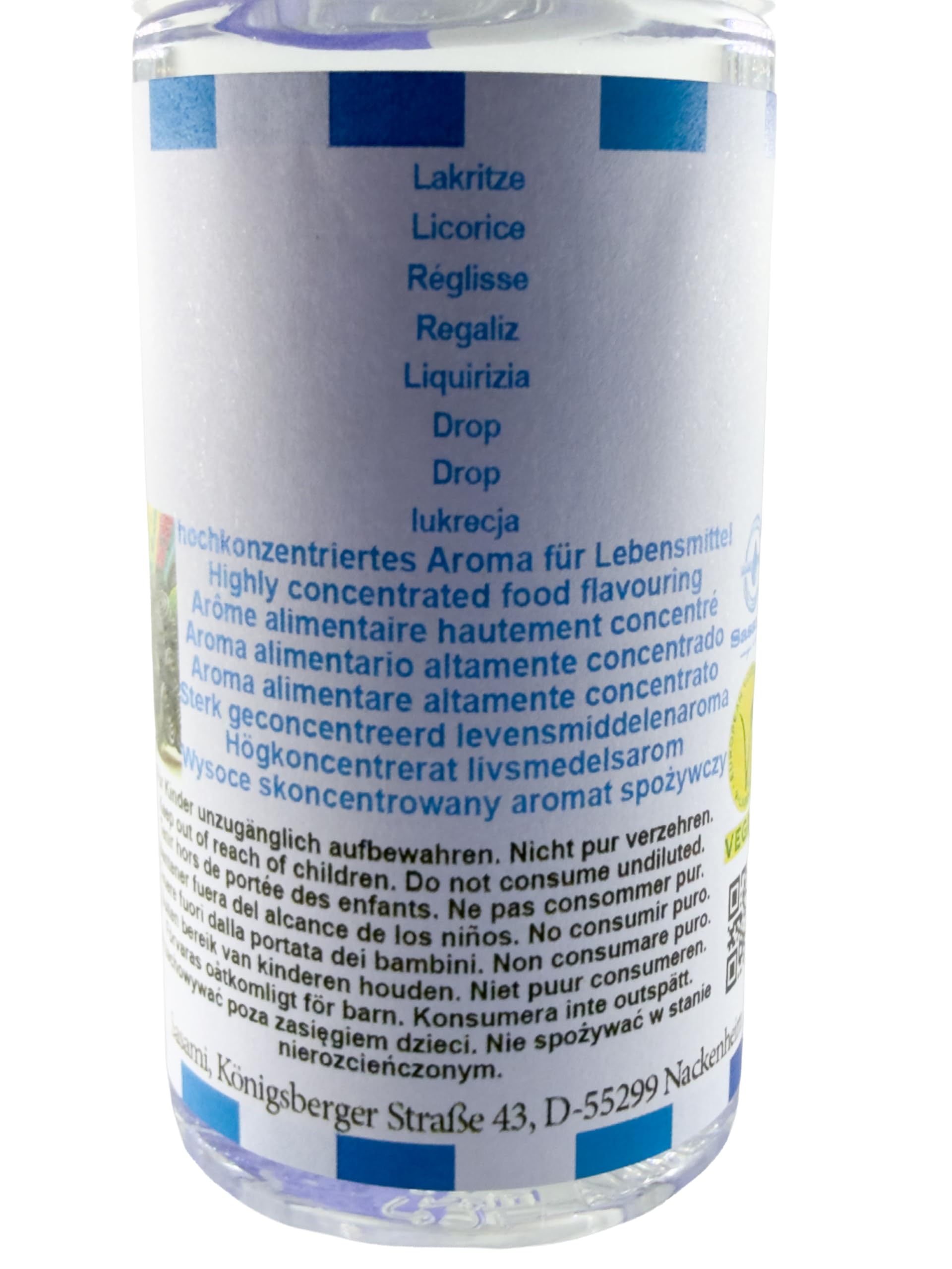 Lakritze Aroma Konzentrat - Vegan - Sasami - 100ml