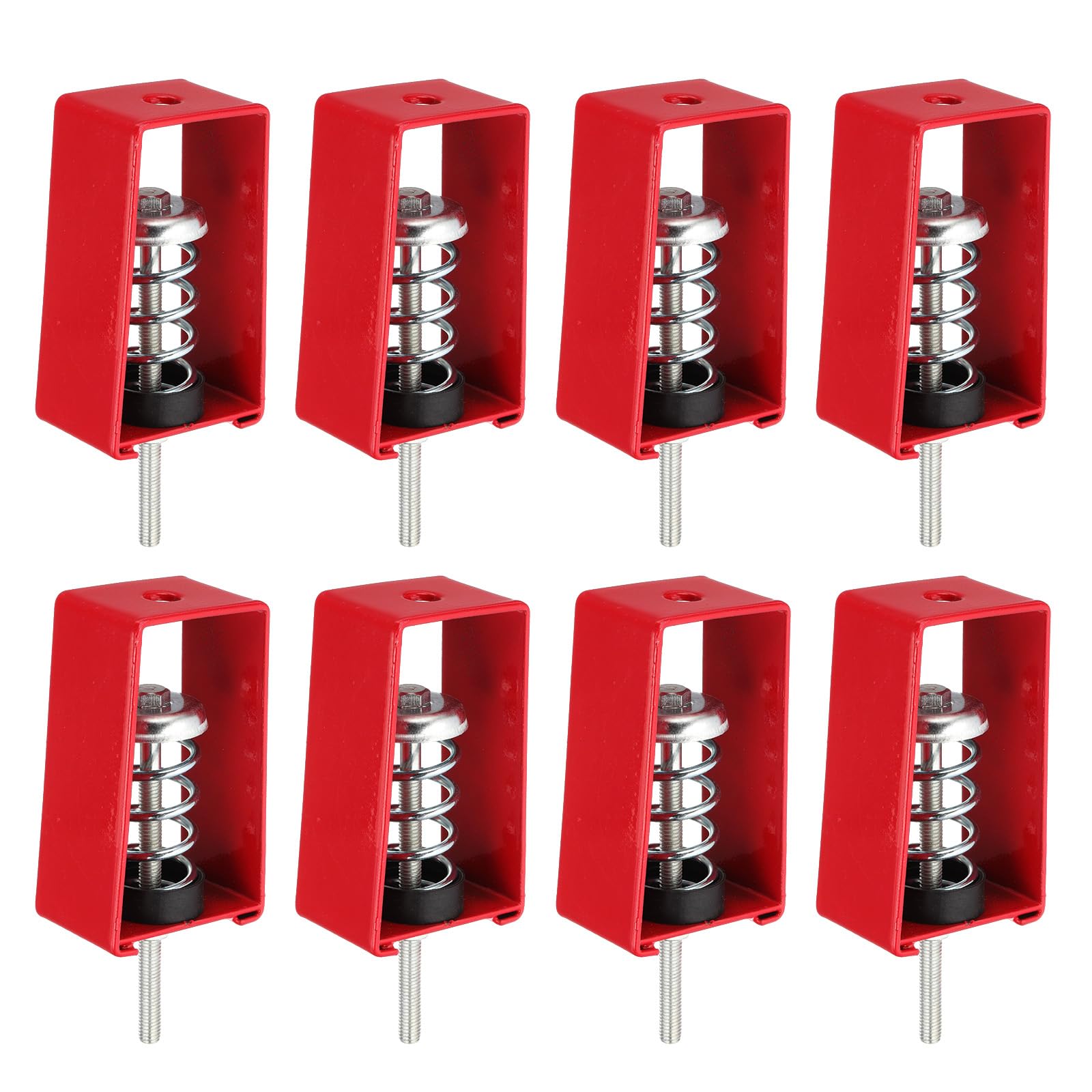 PATIKIL Sospensione A Molla Per Soffitto Isolatore Di Vibrazioni, 8 Pezzi 30kg Supporti Antivibranti Meccanici Per A/C Processore D'Aria Camera Da Letto Teatro Studio, (XHS) Rosso
