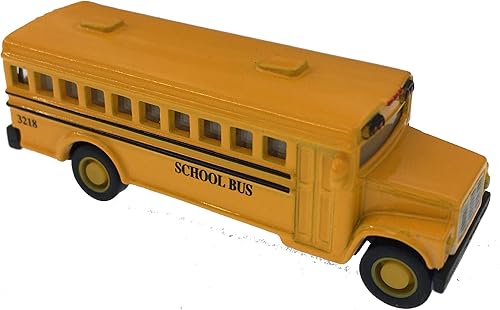 Miniatura 2 de KiNSMART Mini autobús escolar de 25 pulgadas modelo de metal fundido a presión