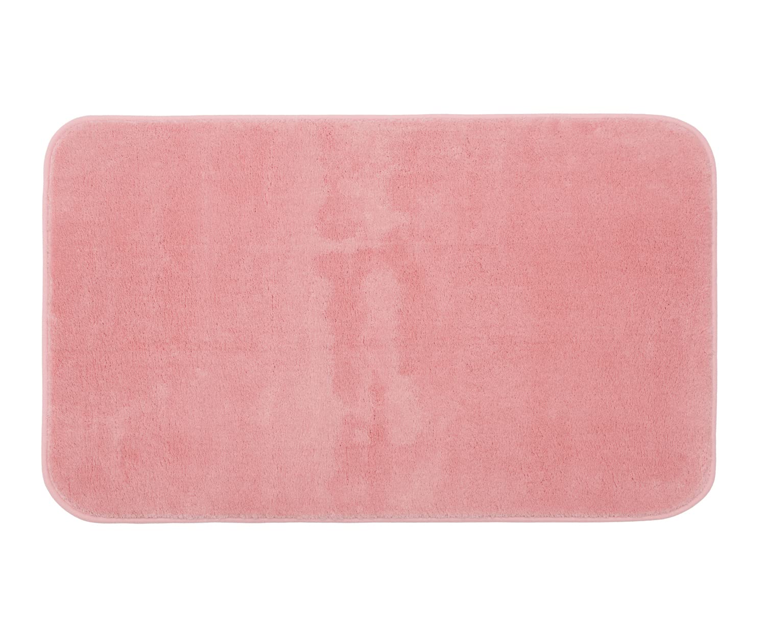 Gözze - Premium Rutschfester Badteppich, RIO, 100% Microfaser, 50 x 70 cm - Altrosa