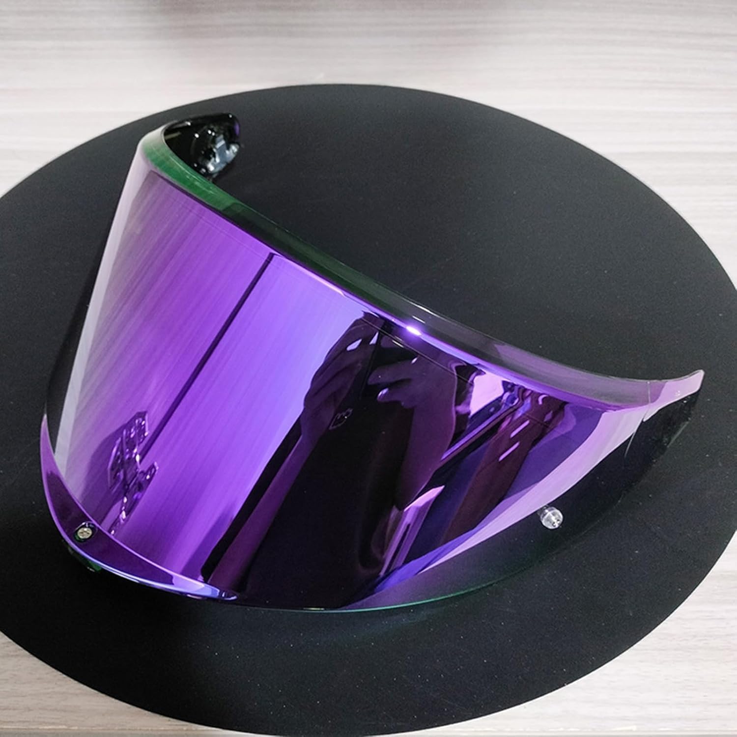 Zchqf Fpurpleplating Motorcycle Helmet Visor For Agv K6 K6s, Uv Anti-Fog Motorcycle Helmet Visor Lens Windproof Motorbike Helmet Face Shield,Normal