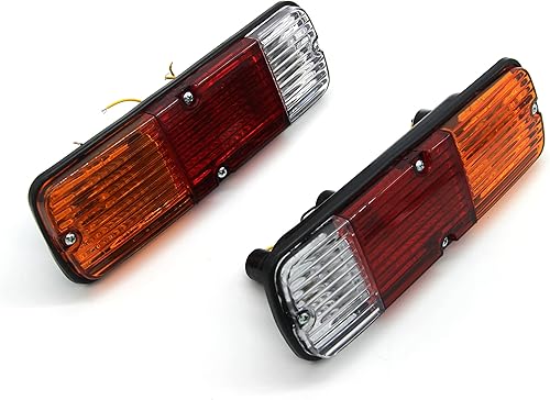Miniatura 7 de Legion Part Store compatible con Toyota FJ40 Land Cruiser - Juego de 4 lámparas de señal de giro, incluye halógeno ámbar delantero y trasero LH/RH