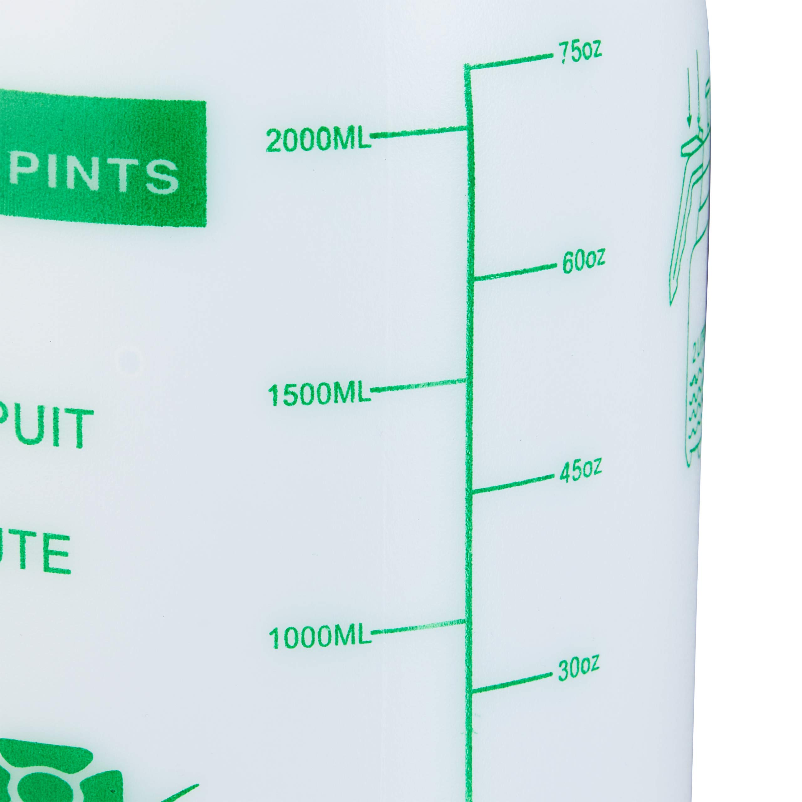Relaxdays Pumpsprühflasche, einstellbare Messingdüse, Pflanzen Bewässerung, Pestizide, Putzmittel, 2l Drucksprüher, grün | Pflanzen Bewässerung, Pestizide, Putzmittel, 10x 2l Drucksprüher