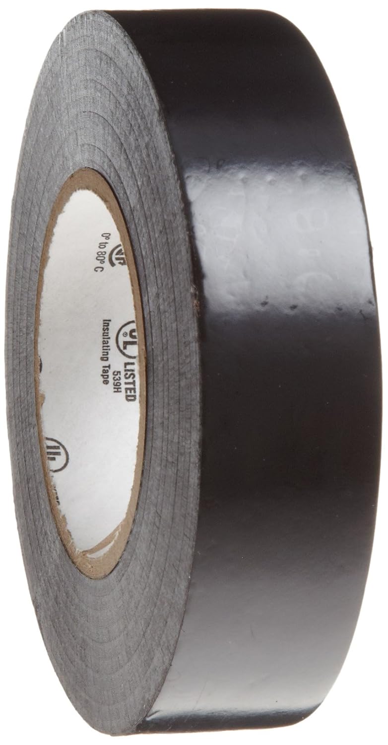 3M Temflex Vinyl Electrical Tape 1776, 3/4" Width, 60 Foot Length (Pack of 10)