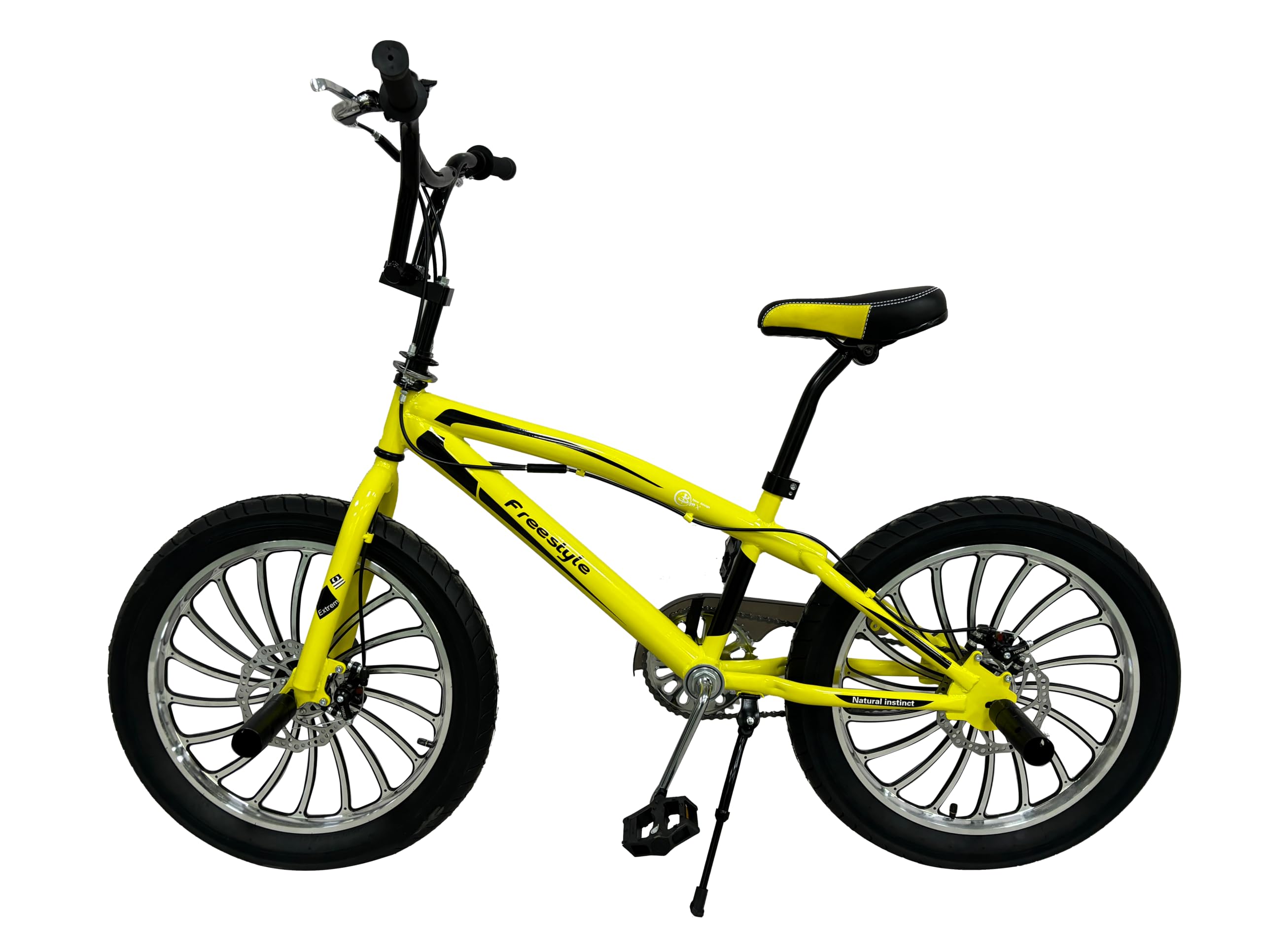 Bicicletta Freestyle bici 20 pollici bmx freestyle cerchi in lega e freni a disco vari colori manubrio rotore 360° bici per bambini dai 7 anni in su