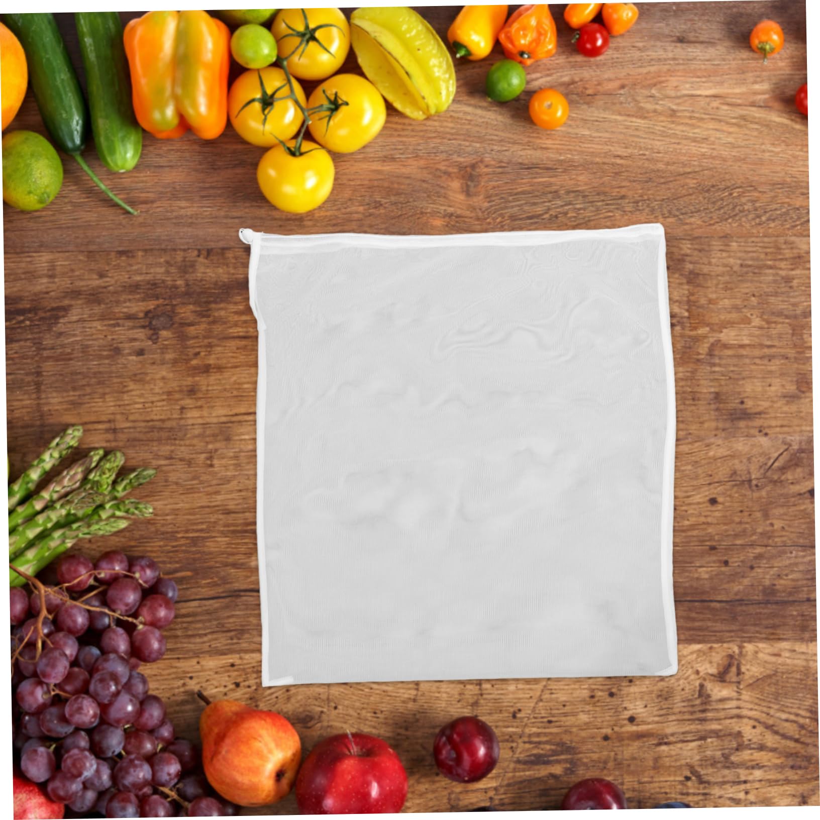 Cabilock Wine Brewing Strainer Bag Reusable Mesh Filter Bag for Juicing Winemaking and Cooking and Multi Functional Nut Milk Straining Bag