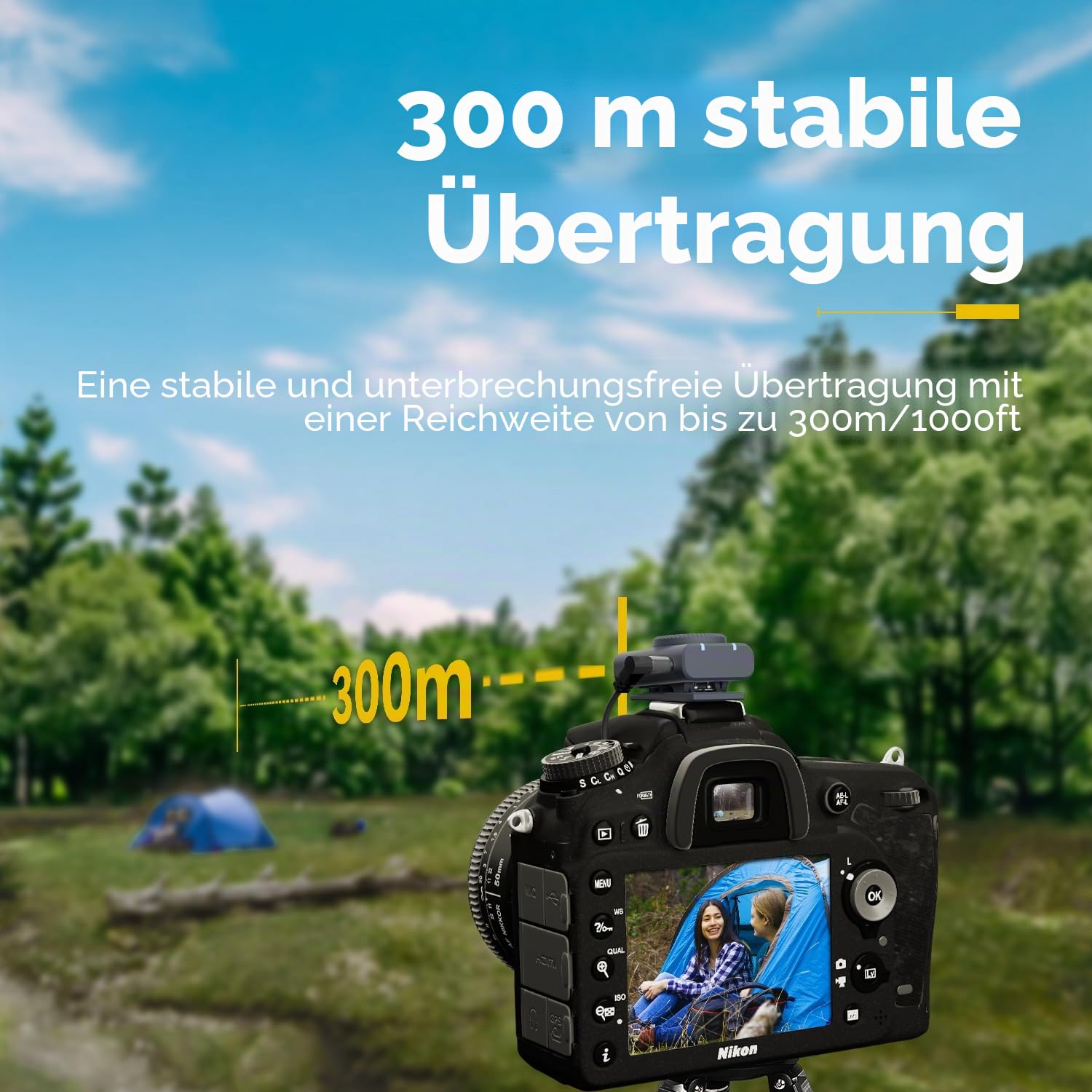 Hollyland Lark M2 Kabellos Lavalier Mikrofon für iPhone/Android/Kamera/PC/Laptop mit Lightning/USB-C-Stecker, 48 kHz 24 Bit, 300m Reichweite, 40 Std. Akkulaufzeit für Videoaufnahmen (Kombi-Version)