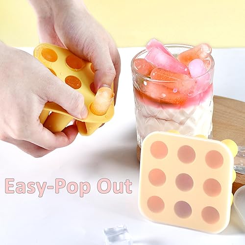 Miniatura 6 de JEXFUN Alimentador de alimentos de silicona para bebés, moldes para chupete y leche materna, recipientes para almacenamiento de alimentos para