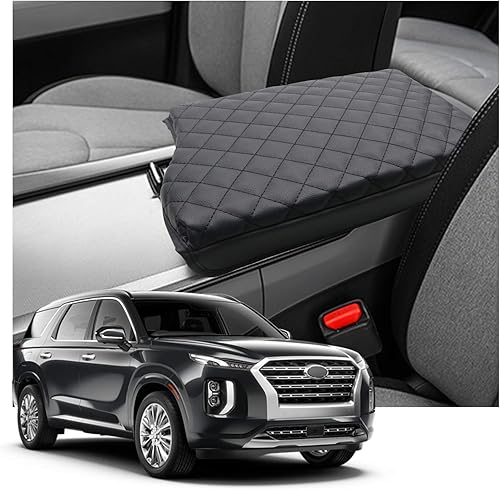 Funda para reposabrazos de automóvil para Palisade 2023 2022 2021 2020 Cojín para reposabrazos de automóvil protector de consola central Hyundai