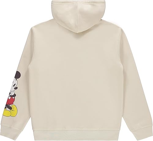 Miniatura 2 de Disney Sudadera con capucha de Mickey Mouse para mujer, diseño clásico de Mickey y Minnie Mouse, Crema