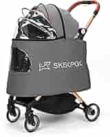 SKISOPGO ペットカート グレー 未開封 KEcmMGC4B2-yx Amazon.co.jp: SKISOPGO 【アップグレード】ペットカート 分離型