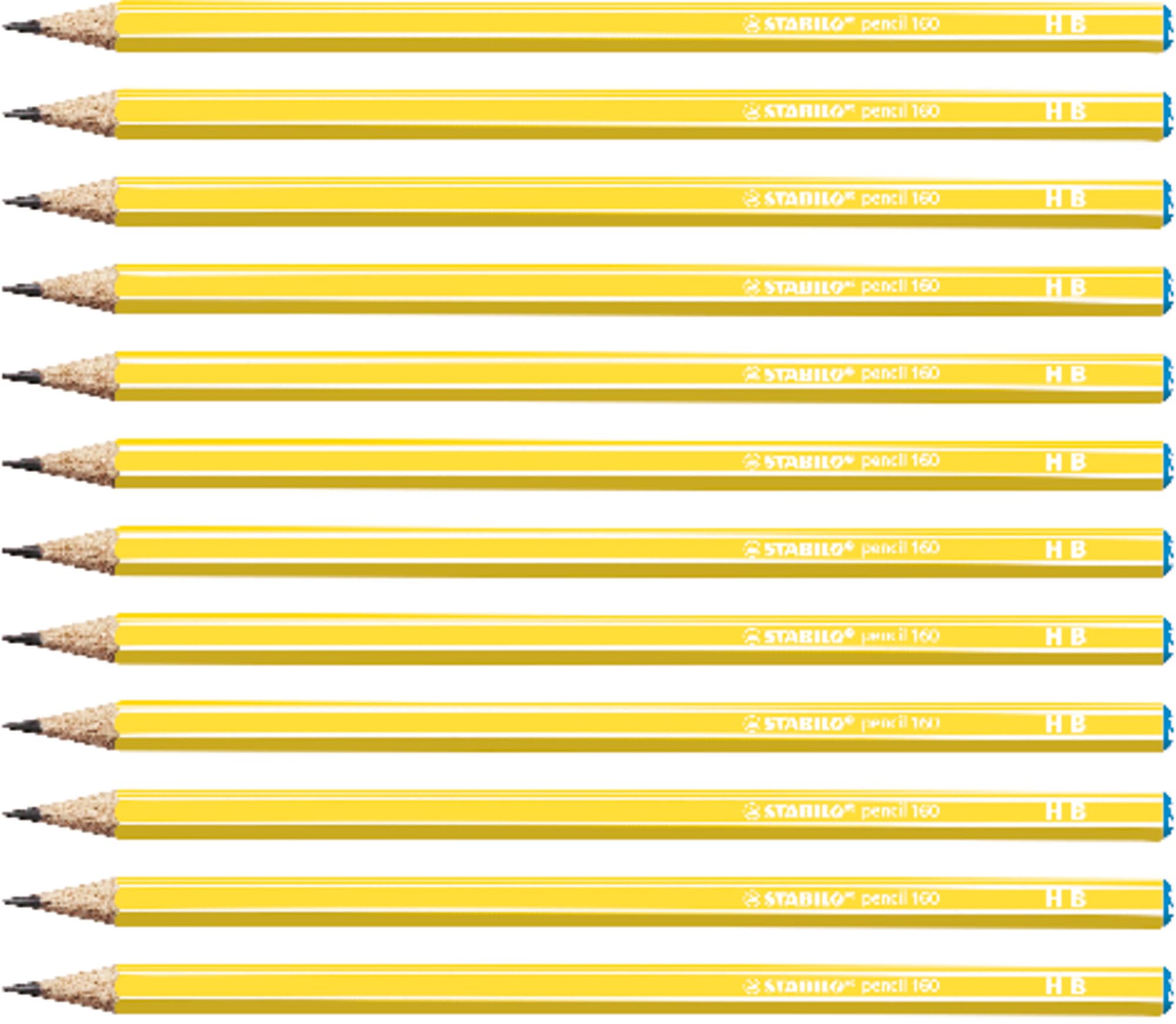 Stabilo, Lápiz de grafito STABILO Pencil 160 - Caja con 12 unidades