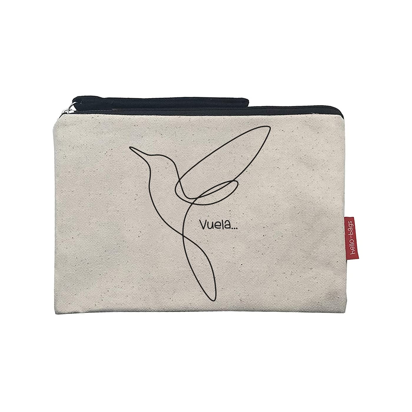 Hello-Bags N-002-VUELA, Women's Toiletry Bag, White
