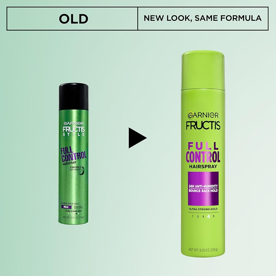 Garnier Fructis Style Full Control Anti-Humidity Hairspray, Ultra Strong Hold, 8.25 oz. - image 4