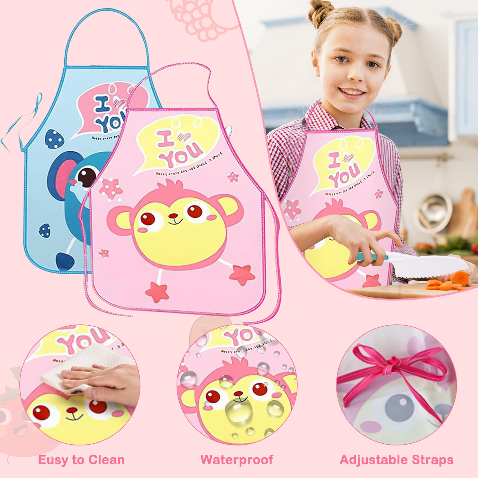 15-teiliges Kindermesser Set - Sicherer Schneideset Für Kinder 2-6 Jahre