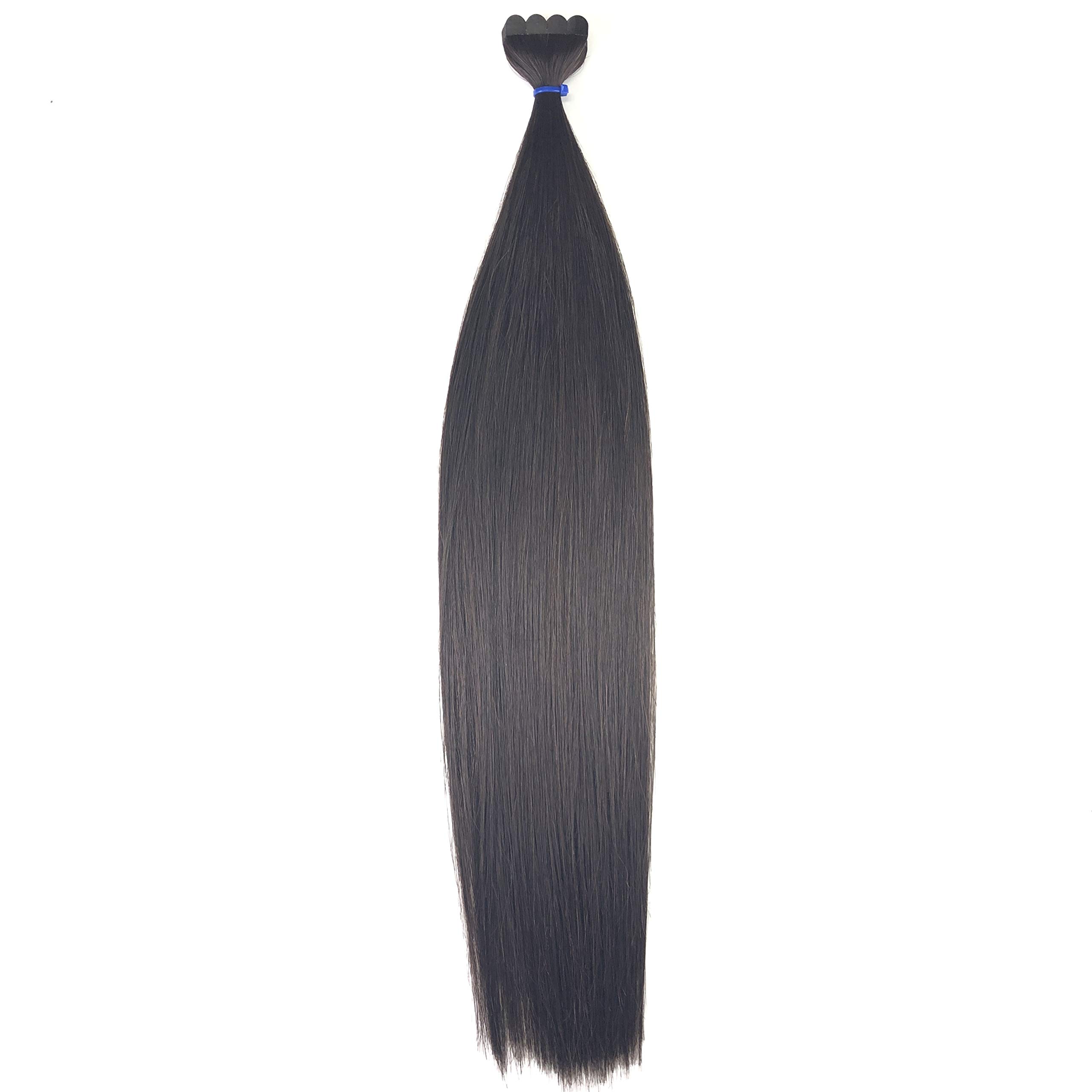 Amazon.co.jp: ＋HAIR 医療用シールエクステ45㎝ 2番 made in