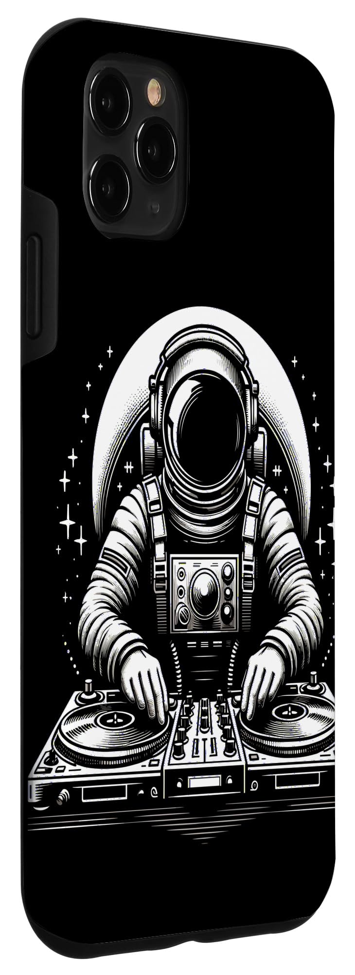 iPhone 11 Pro Max Astronaut DJ Turntable Space Party EDM Electro Music Lover Case - Image 3