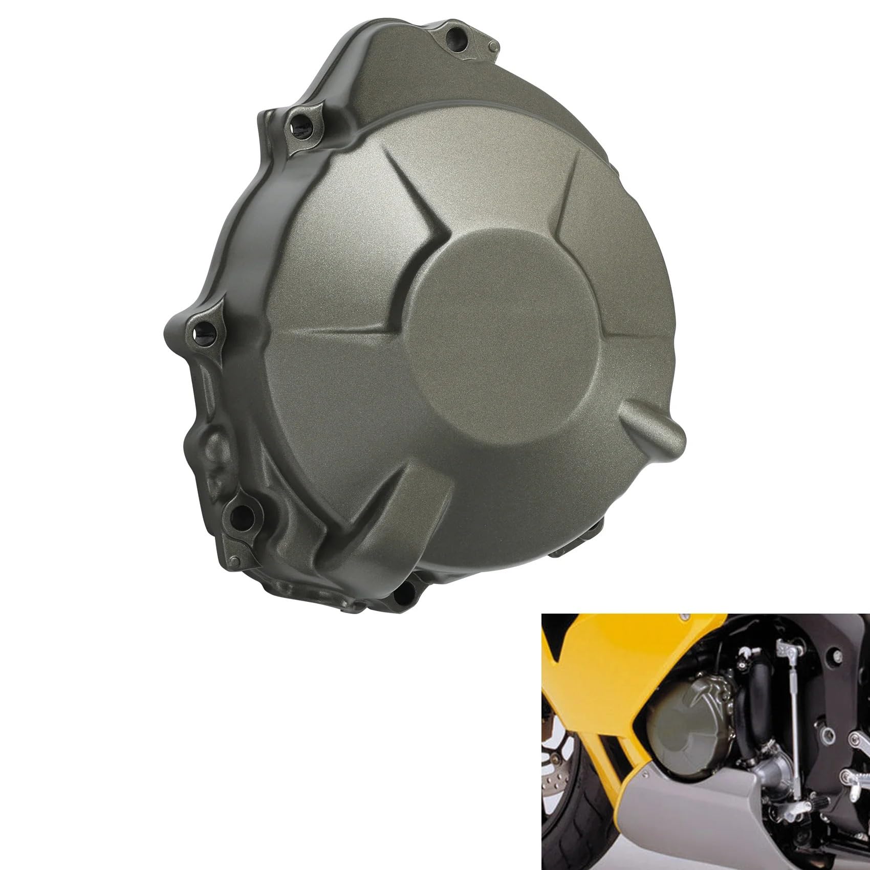 Blocs moteur courts pour moto Couvercle de Stator de moteur gauche Convient pour carter de moteur CBR600RR 2003 – 2006 Cache Stator De Moteur Moto
