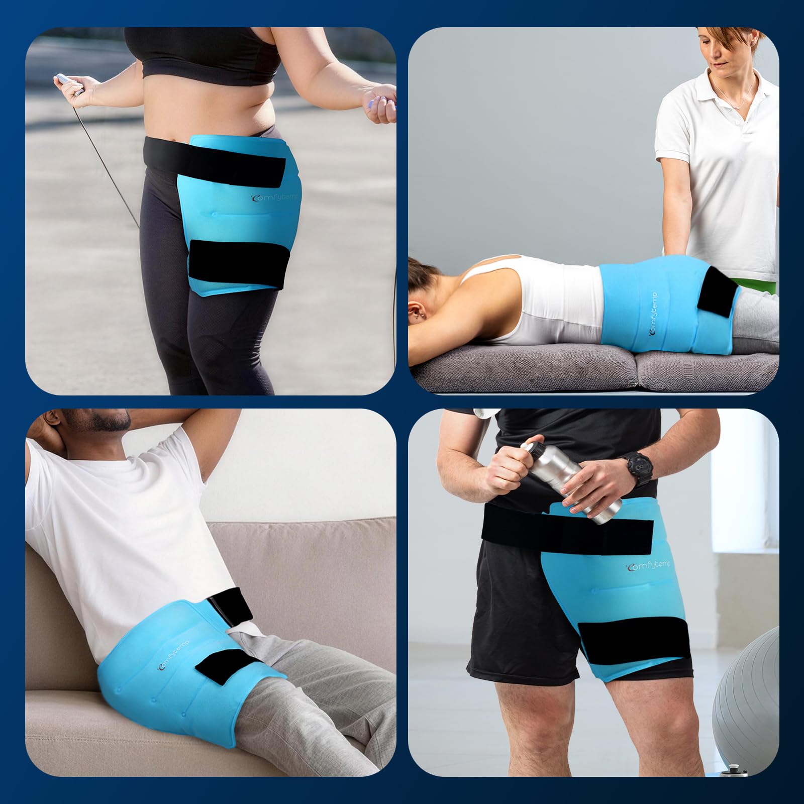 Comfytemp Hip Ice Pack - Sciatica Pain Relief -8