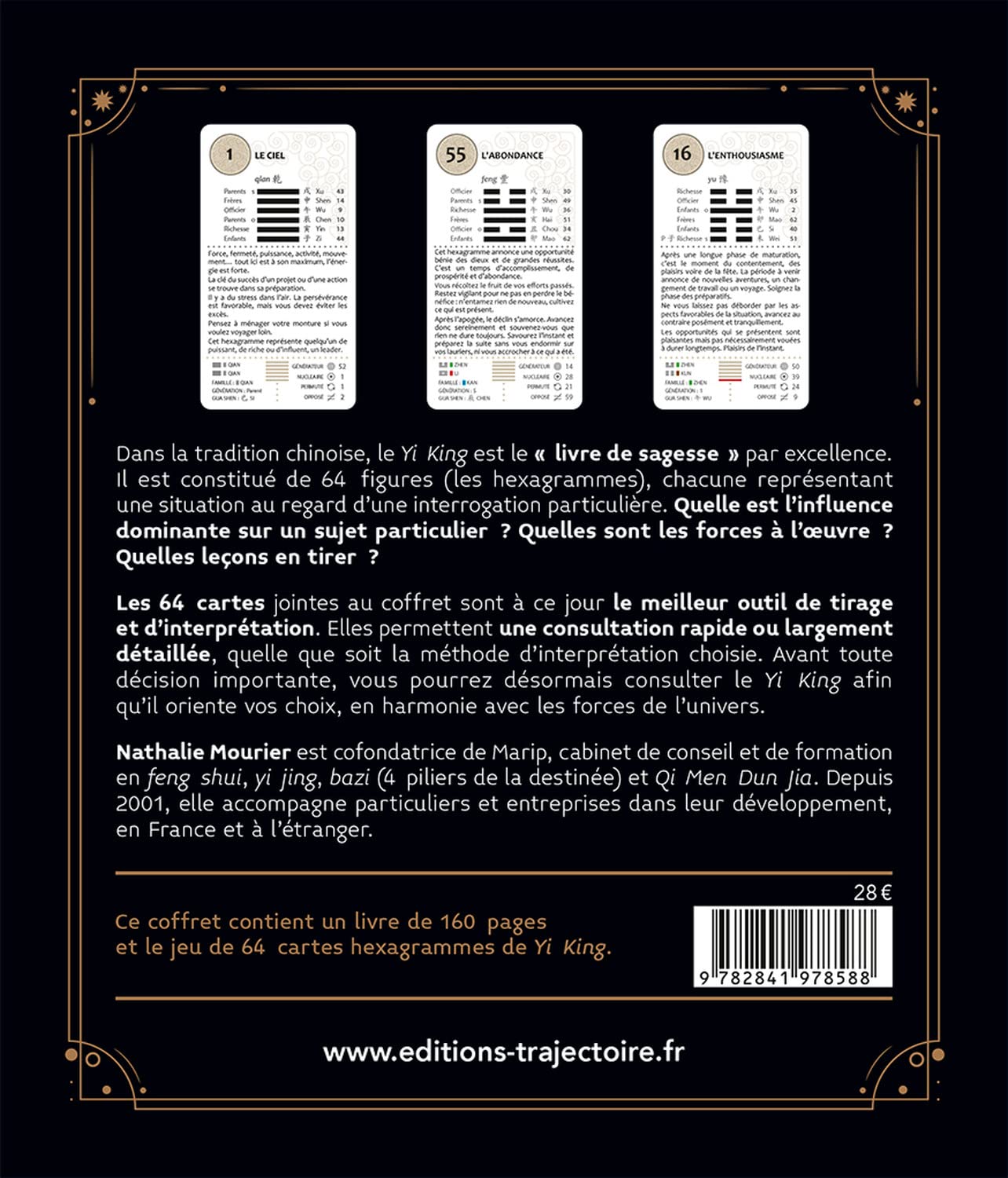 Yi King - Le livre & les 64 cartes hexagrammes - Coffret