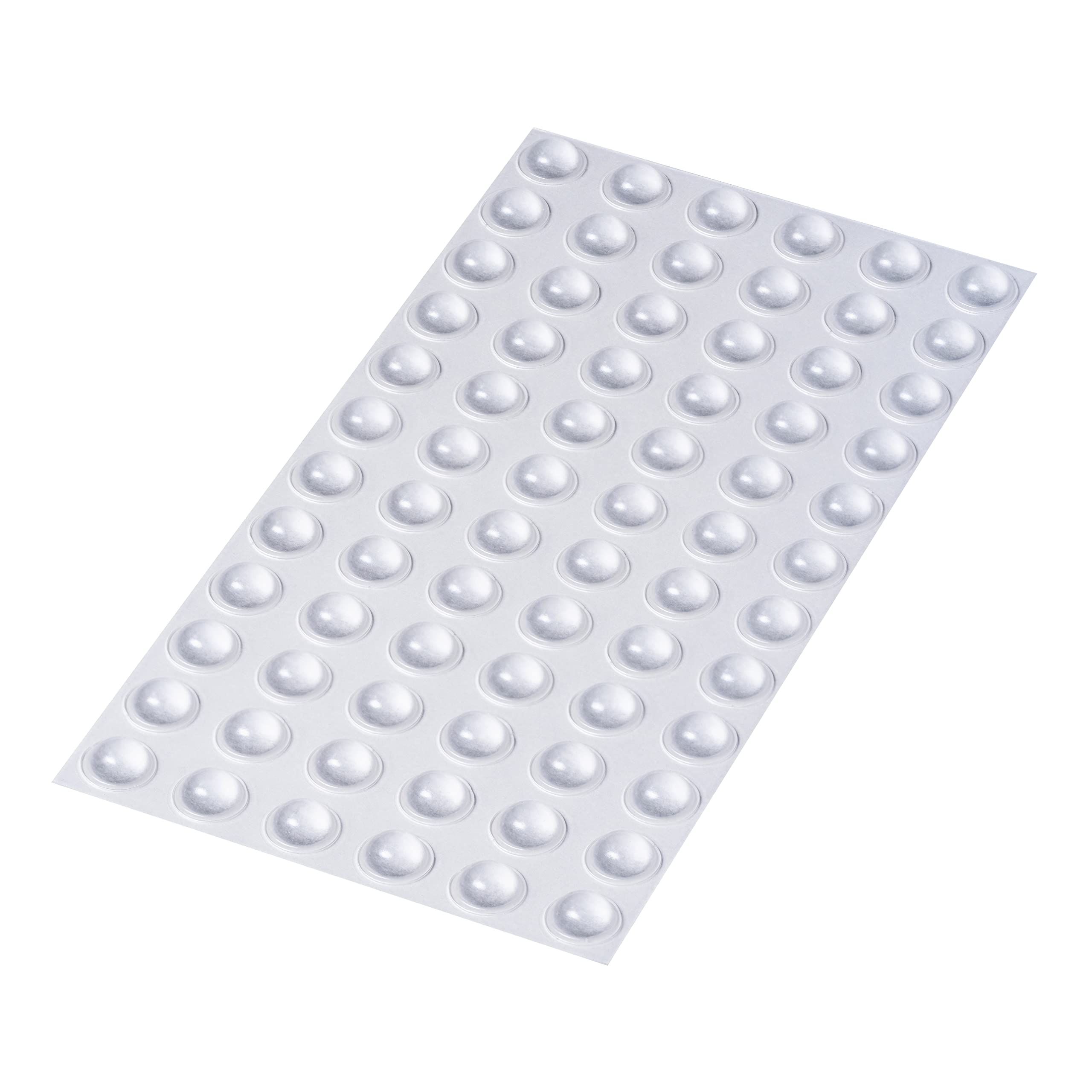 Happy Bananas Clear Self Adhesive Domed Bumper, Rubber Feet For Coasters, Surface Protection, Crafts And More - 9.5 Mm X 3.8 Mm (72)