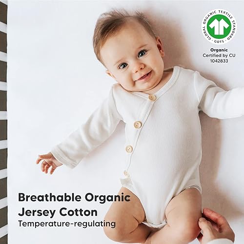 Miniatura 8 de KeaBabies Paquete de 2 sábanas para cuna, paquete y juego y 2 sábanas orgánicas para cuna para niños y niñas, sábanas de paquete N Play - Sábana