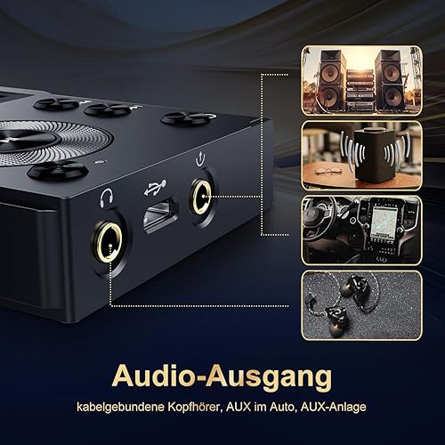 Miniatura 5 de F20 Reproductor de MP3 HiFi con Bluetooth 5.2, Reproductor de música de audio digital DSD sin pérdida de alta resolución, Reproductor de audio