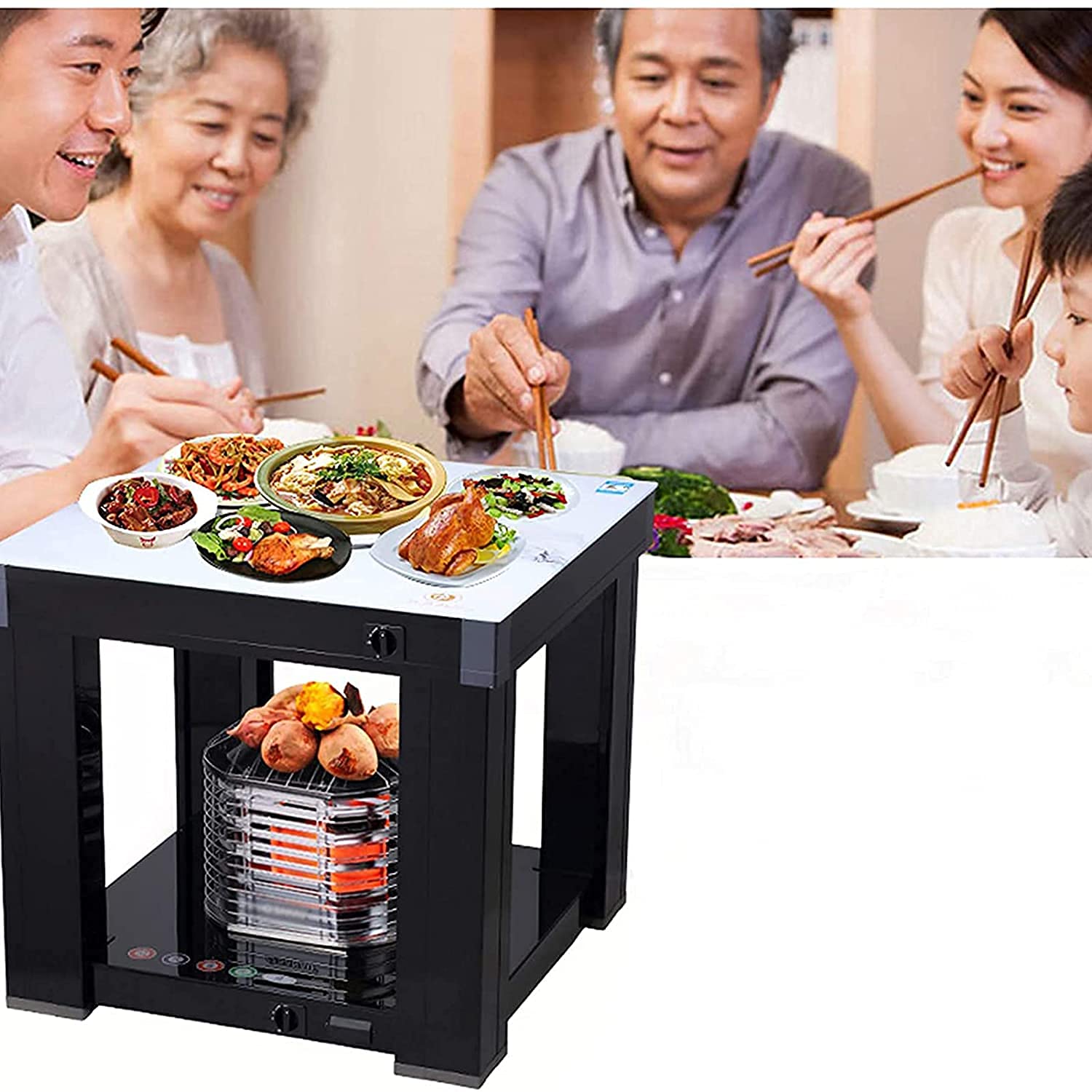 Mesa de calefacción de calefacción a Domicilio, Mesa de Gas de Invierno, Mesa de Ocio al Aire Libre, Mesa de Sala de Estar Mesa de calefacción Mesa de Barbacoa