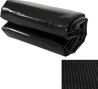 Cubierta solar para piscina, 400 µm, rectangular, 10 x 5 m, color negro