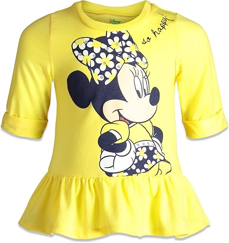 Miniatura 2 de Disney Minnie Mouse - Conjunto de camiseta y leggings para bebés y niños grandes (12 meses - 14-16)