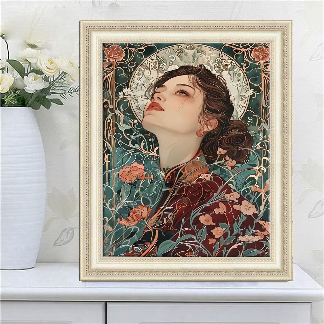 Obraz diamentowy 5D, sztuka diamentowa, eleganckie zestawy dla dorosłych, sztuka ze strasu, płótno, haft, artykuły rzemieślnicze, dla dzieci i dorosłych, idealna dekoracja ścienna do domu, prezenty,