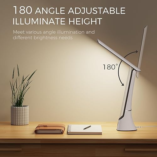Miniatura 4 de COTLIKE Lámpara de terapia de luz, 10000 LUX luz solar LED sin UV, luz solar de espectro completo, lámpara feliz de estado de ánimo, lámpara de