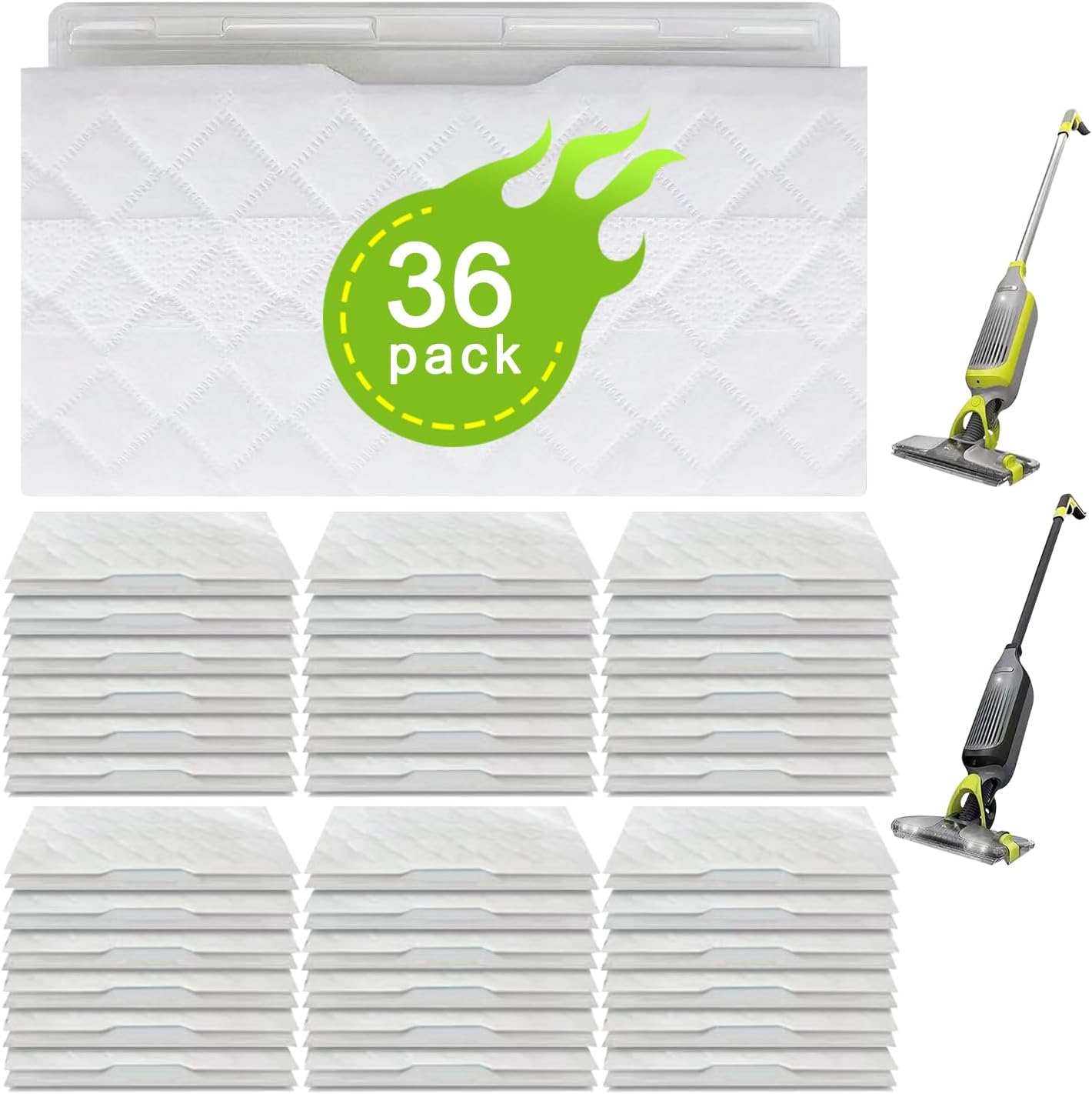 TAFZYKD 36 Pack Compatible with Shark Vacmop Replacement