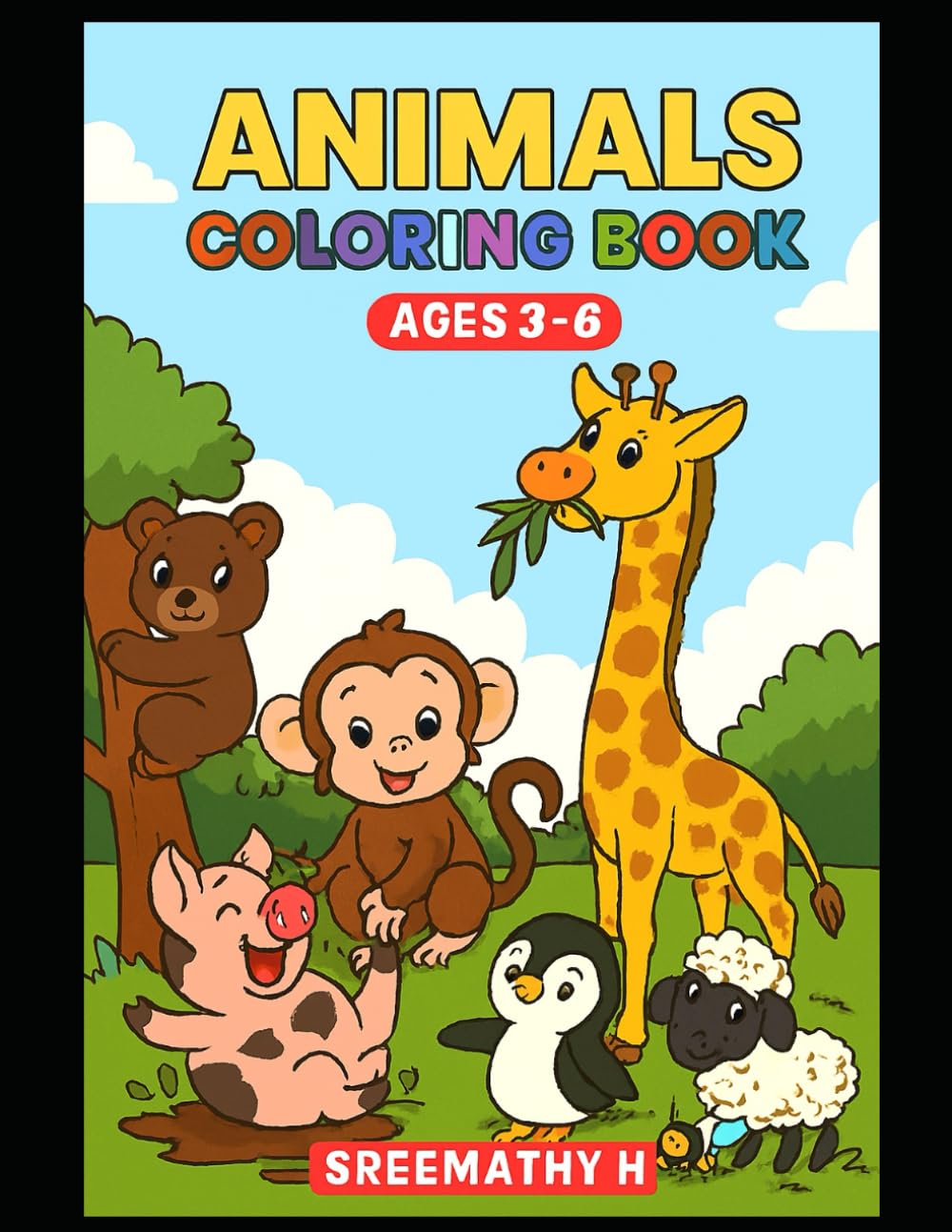 Color & Giggle: Animal Adventures for Little Hands