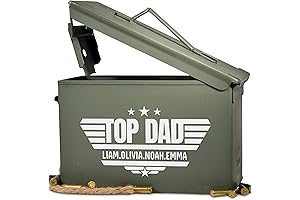 Personalized Engraved Ammo Box for Men