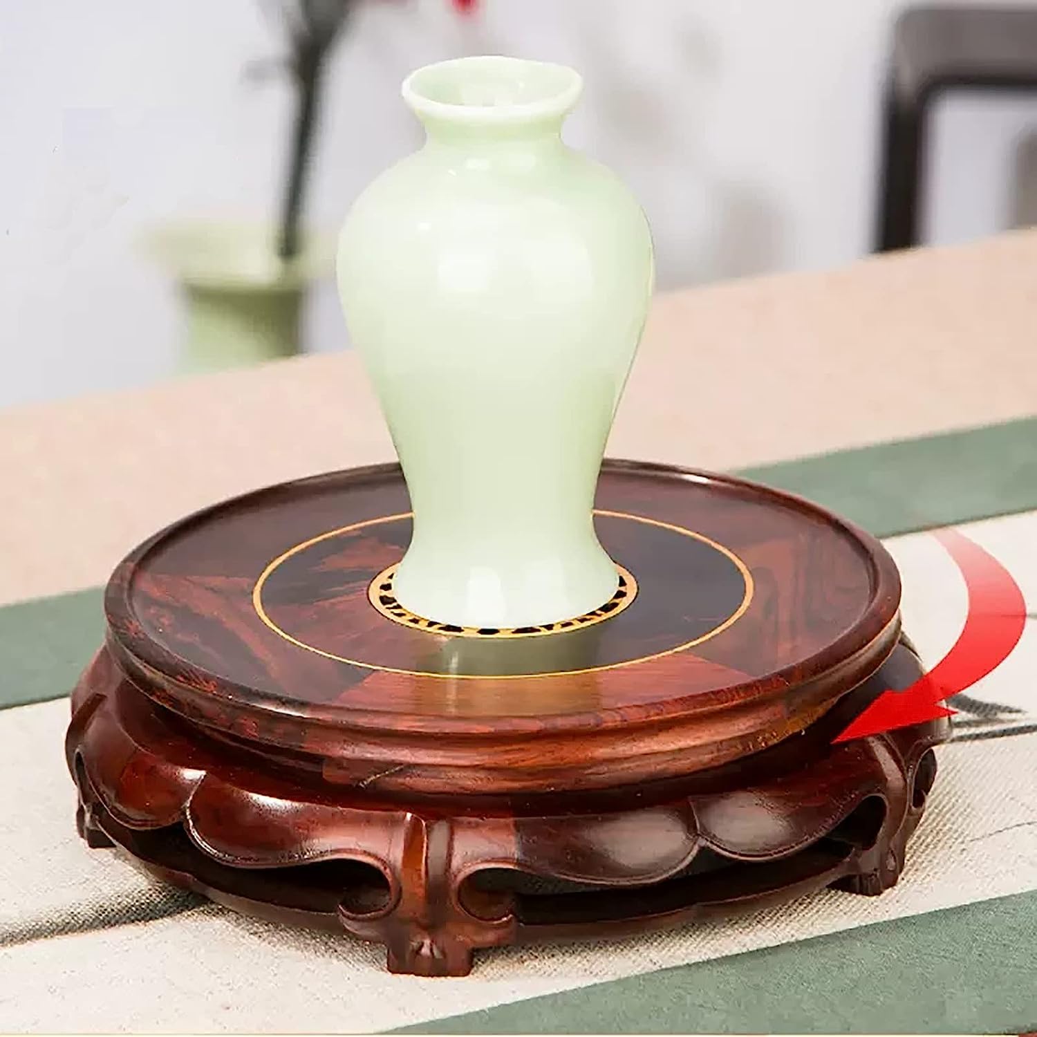 透かし彫り花瓶スタンド 透かし彫り花瓶スタンド