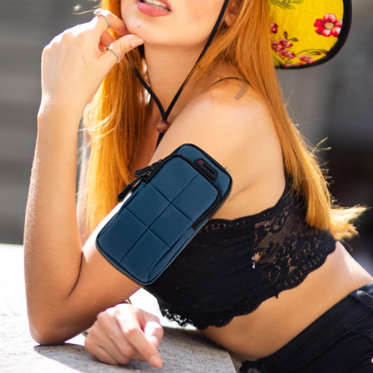 Hemobllo 2pezzi Per Braccio e Traspirante Accessorio e Allenamento Compatibile Smartphone Per Jogging e Attività Outdoor