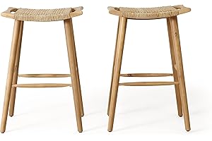 Christopher Knight Home Magwen Rattan Barstools