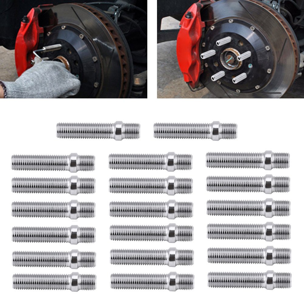 20-Piece Wheel Stud Conversion Kit – Extended 12x1.5 Studs, 2.25" Long, SCM 435 Steel