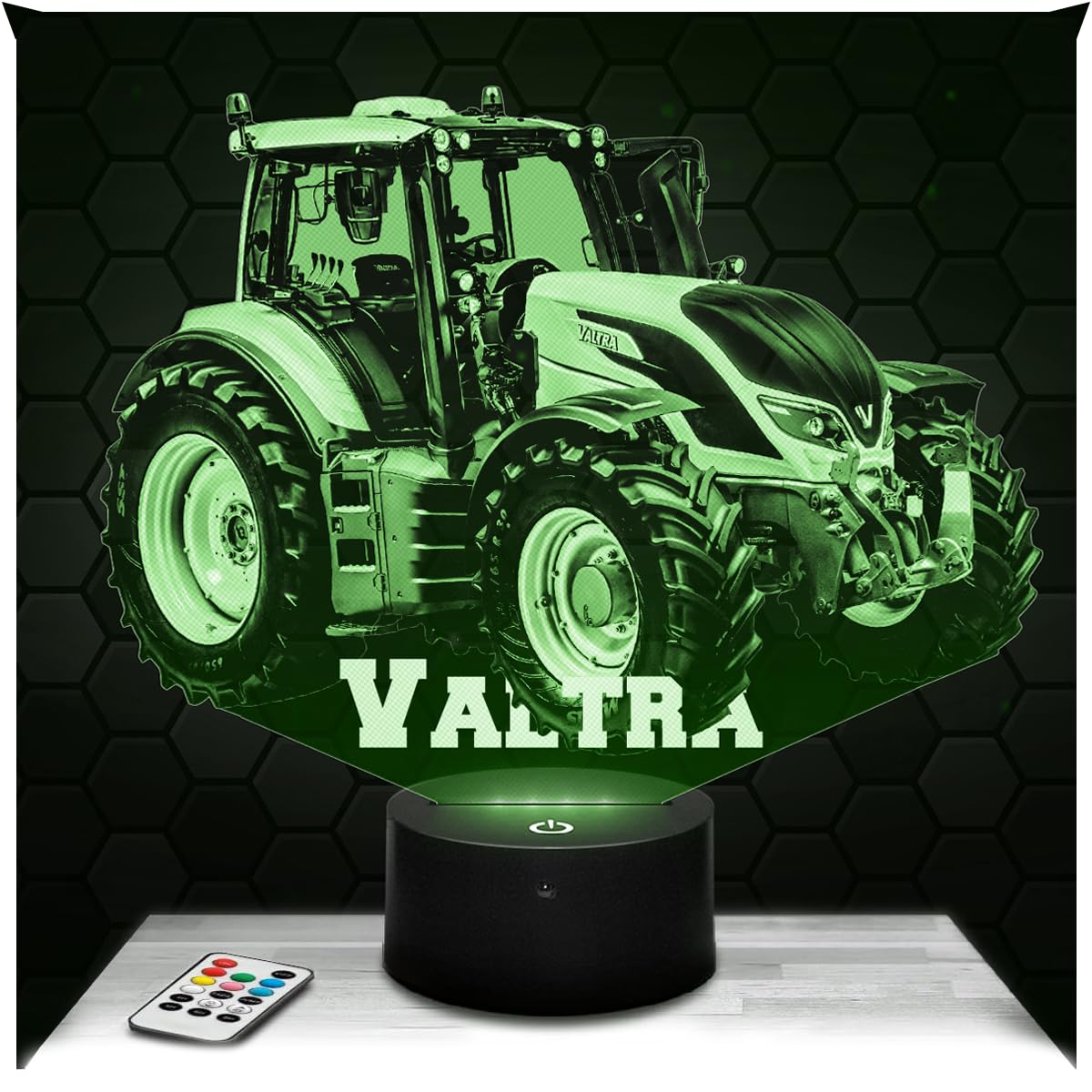 Lampephoto.fr - Agricultural Tractor Valtr 3D Lamp Decoration Miniature Collection 1 32. Gift Idea Agricultural Tractor Valtr Object Adult Night Light Room Decor, Original Christmas, Gift idea TOP