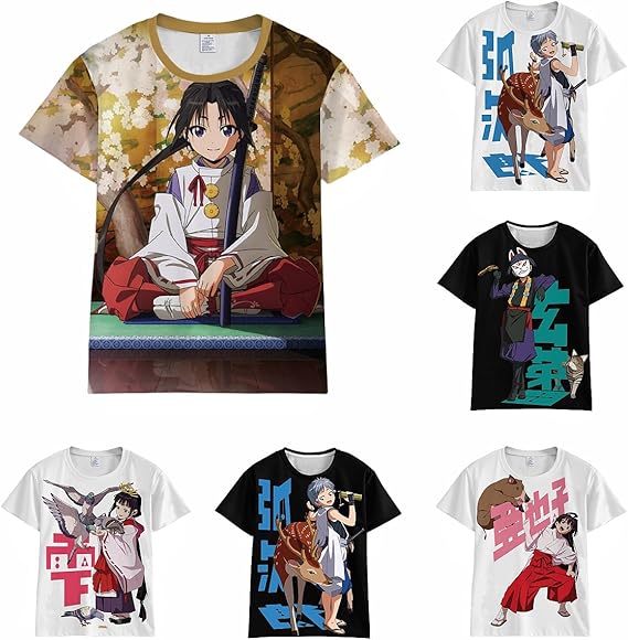 Amazon.co.jp: [飛雄] 2024 逃げ上手の若君 Tシャツ 半袖 北条時行 雫  